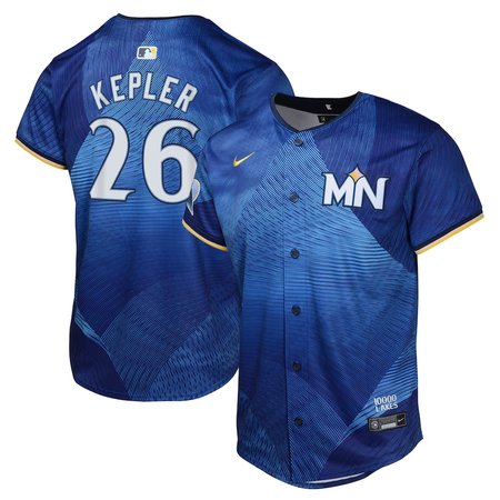 Youth Minnesota Twins #26 Max Kepler Royal 2024 City Connect Limited Jersey